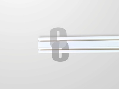 Корниз ПВЦ 2вод. 2м.                                                                                                                                                                                                                                                                                        